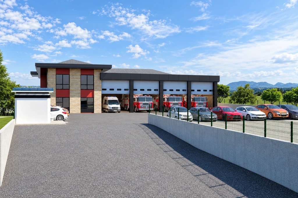 Izmit Karamürsel Itfaiye Müfreze Binası – CMK Mekanik mekanik tesisat referansı