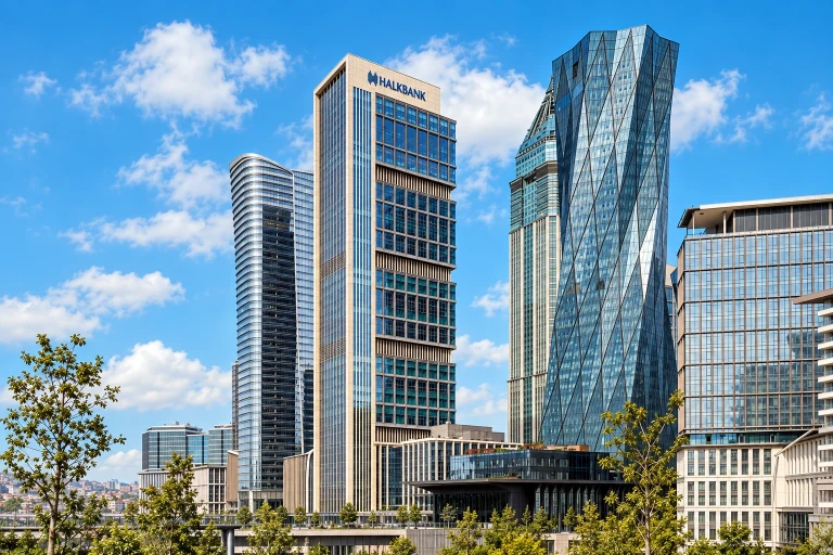 İstanbul Finans Merkezi – Halkbank B Blok Ayrık Podyum, Ataşehir, İstanbul – CMK Mekanik mekanik tesisat referansı
